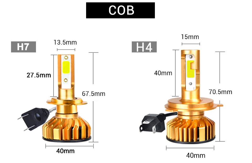 Мини Canbus лампада светодиодный H4 H7 светодиодный автомобилей головной светильник 12V 6500K 10000LM 4300 К 3000 8000 ксеноновая лампа H1 9005 HB3 9006 HB4 H8 H11 Светильник лампы