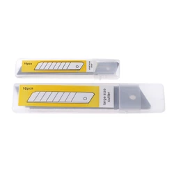 Lames de remplacement 9/18mm, 10 pièces, coupe boîte ouvre lettre Snap off lames de couteau utilitaire 
