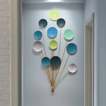 

Creative Stereo Dandelion 3D Wall Hanging Balloon Iron Wall Decor Bar Coffee Party Background Wall Home Decor Accessories M4202