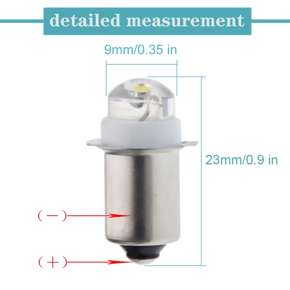 1Pcs P13.5S PR2 LED  1.5V 1.7V 2.2V 2.4V 3V 1V-3V DC ׷̵  0.5W / ġ   Ʈ ü