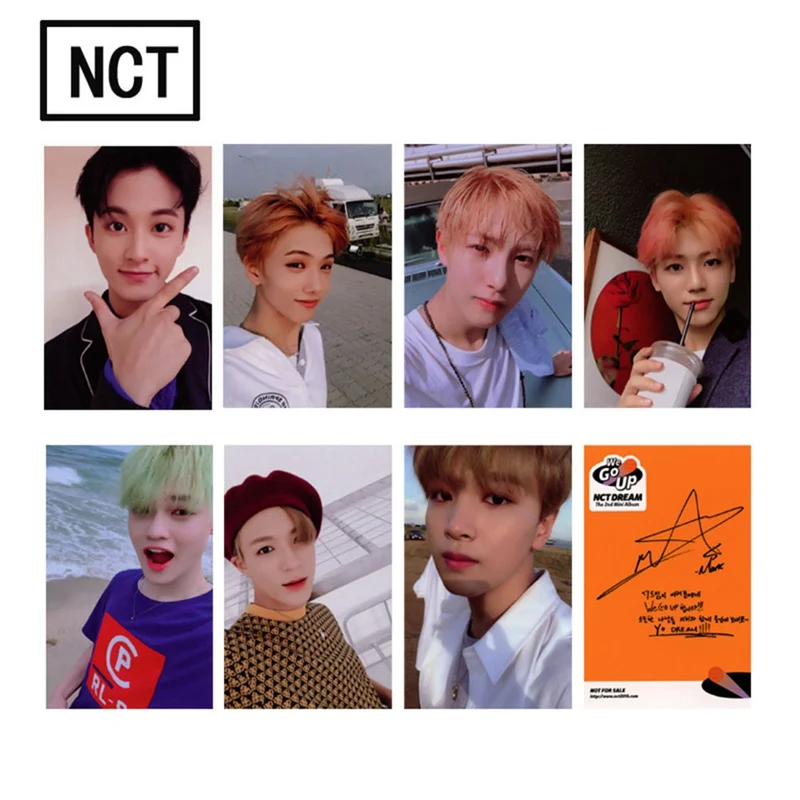 KPOP NCT U 127 Empathy альбом Taeyong Mark автограф Фотокарта бумажные карты плакат 7 шт./компл