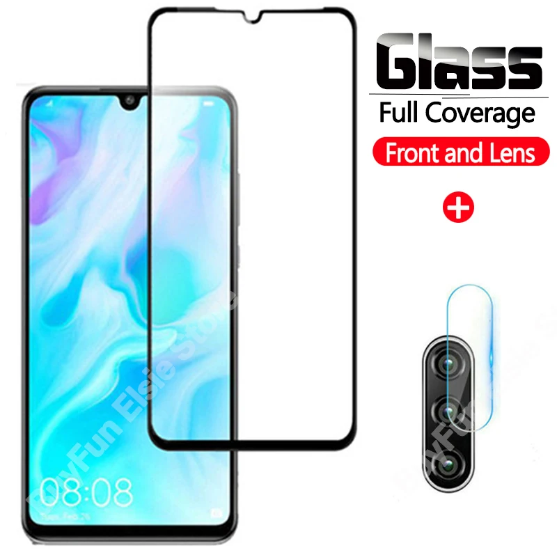 Закаленное стекло 2 в 1 для Huawei P30 Lite Защитная пленка объектива камеры P30Lite |