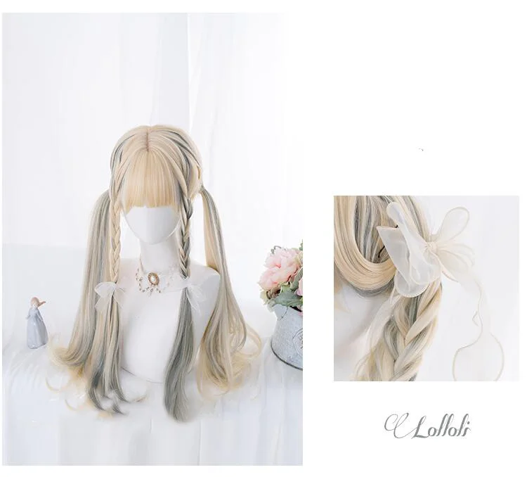 Лолита японские длинные вьющиеся волосы принцесса сладкий японский Лолита парик Лолита косплей парик Красный Лолита парик
