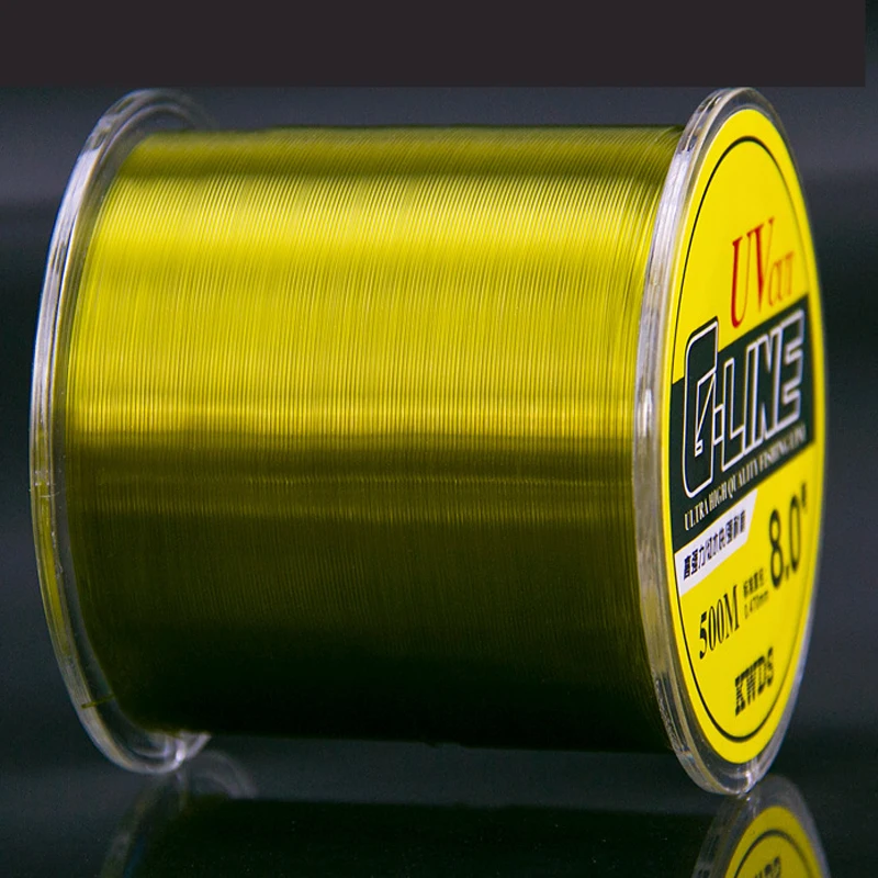 500M Nylon Fishing Line Super Strong Monofilament line fluorocarbon coated Japanese Material Saltwater Carp Fishing leader line 500M Nylon Fishing Line Super Strong Monofilament line fluorocarbon coated Japanese Material Saltwater Carp Fishing leader line