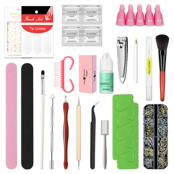 

Nail Set Tools Files Dust Nail Brush Cleaning Nail Sponge Manicure Tools and Nail Decoration UV Gel Polish Acrylic Nail Tools