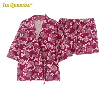 

Soft V Neck Chinese Pajamas Floral Pajamas Set Homesuit Homeclothes Sleepwear Casual Style Woman Clothes Woman Pj Set Summer