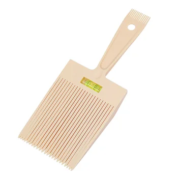

Dyeing Coloring Hairstyling Tool Vintage Barber With Level Instrument Oil Head Coating Pigment Flat Wide Comb Cutting Mixing