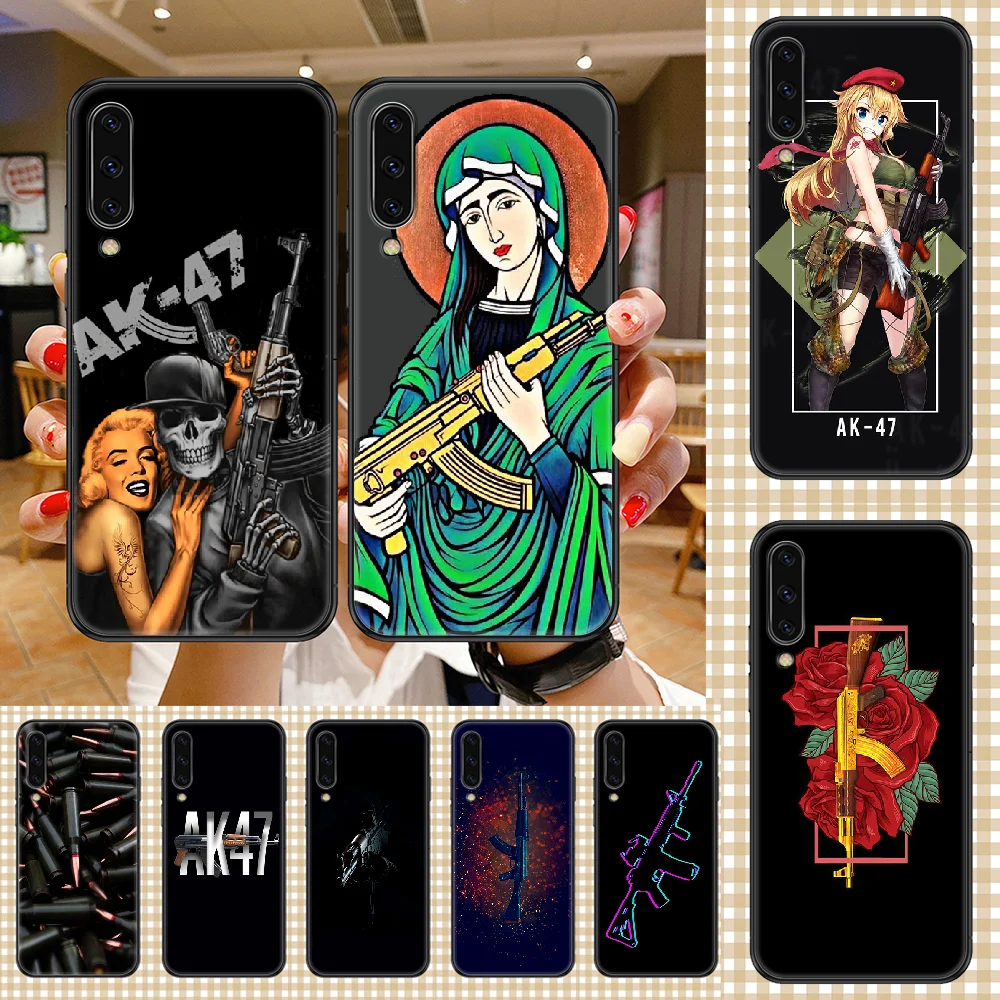 Чехол Gun AK47 для Samsung Galaxy A 3 5 7 8 10 20 21 30 40 50 51 70 71 E S 2016 2018 4G | Мобильные телефоны и