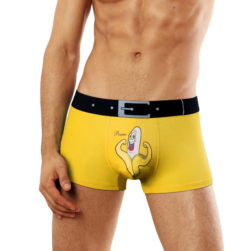 2020 Brand New Mens Underwear Boxer Cotton Hombre Boxershorts Men Boxers Sexy Male Underpants Printed Cartoon Size M-3XL
