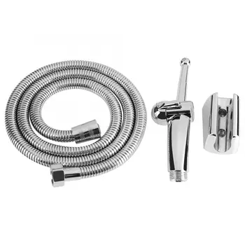 

Multi-functional Bathroom Handheld Adjustable Bidet Shower Sprayer Hose Wall Holder 2019 Sale
