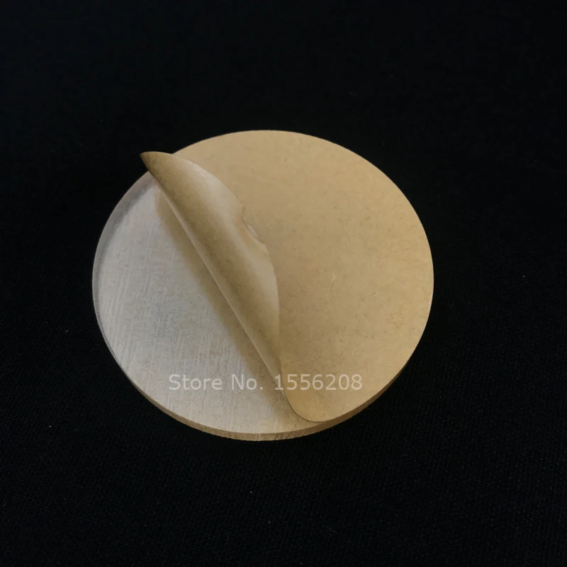 1PCS 3mm Clear Cast Acrylic Circle Cake Decor Discs Blank Plexiglas Boards DIY Supplies