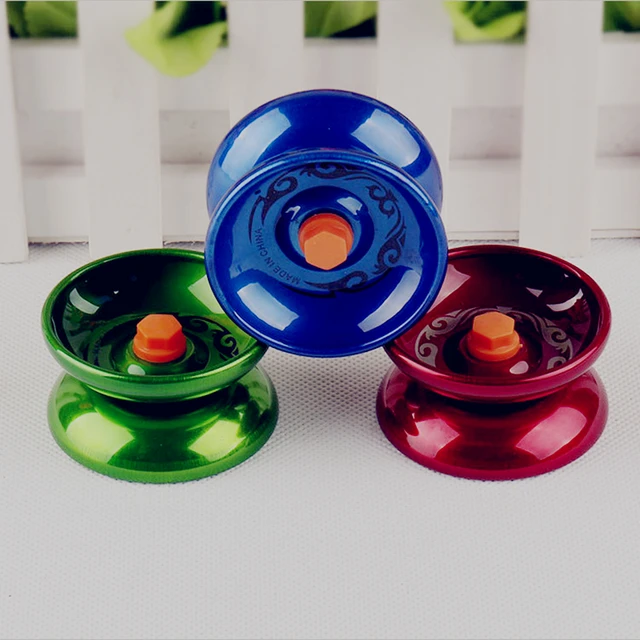 1Pc Professional YoYo Aluminum Alloy String Trick Yo-Yo Ball Bearing for Beginner Adult Kids Classic fashion interesting Toy 6