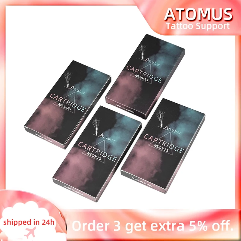 Cartuchos para tatuaje profesional, agujas de maquillaje para labios y cejas, permanente, desechable, RL/M1/RM/RS, 10 Uds.