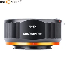 K & F CONCEPT PK FX obiettivo Pentax PK K a Fuji FX XF X anello adattatore fotocamera per obiettivo Pentax PK a Fujifilm X Mount Fuji