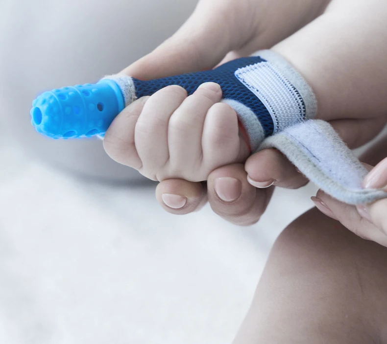 Детские перчатки для ухода за ребенком, детские варежки для кормления, прорезыватель, пустышка для новорожденного, игрушка для снятия большого пальца