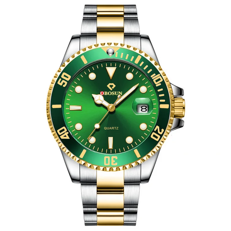 

Non-Machinery Water Ghost Quartz Watrproof Watch Fashion Cross Border Brand Sports Watch Students Fine Steel Belt MEN'S Watch