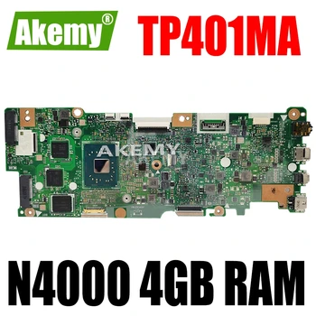 

For Asus Vivobook Flip TP401MA TP401M Motherboard N4000 4GB RAM not with SSD