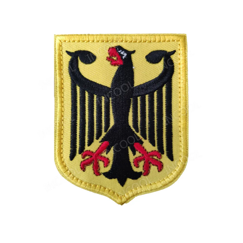 Bw Germania ITA Bandiera Bandiera Velcro distintivo 3d distintivo Patch Desert 3,5x6cm 
