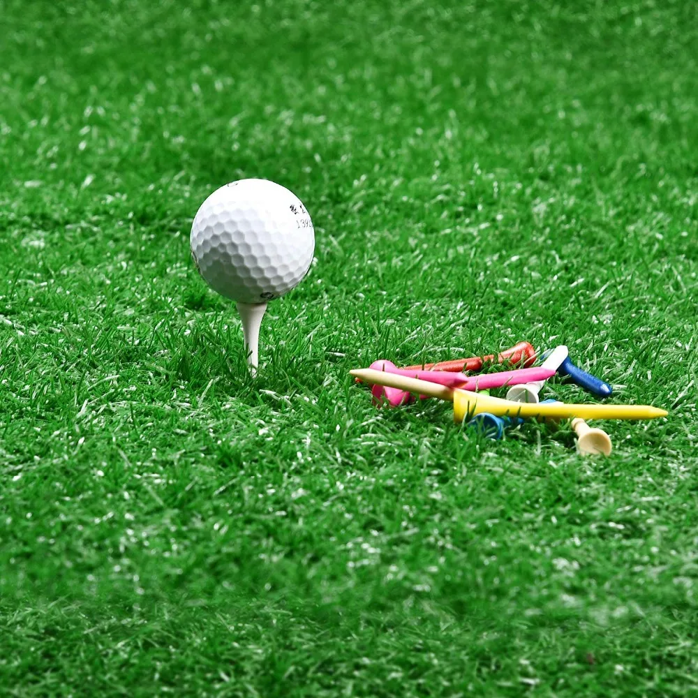 Champkey PGA Professional Natural Hardwood Golf Tees Pack of 120, Colorful 3-1/4 Inch Available