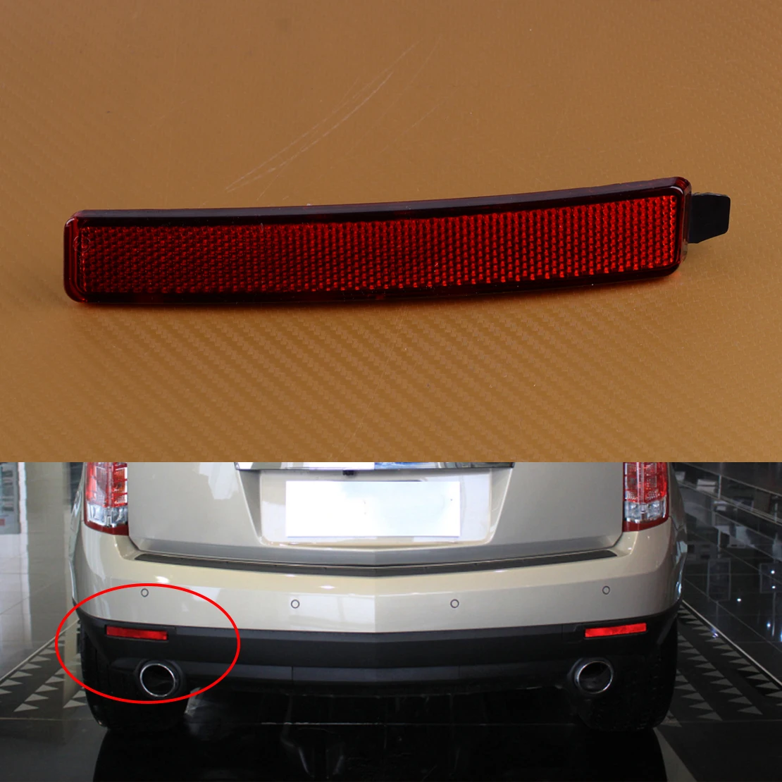 Beler левый задний бампер отражатель 25881881 GM2830100 подходит для Cadillac SRX Chevrolet Traverse GMC Acadia