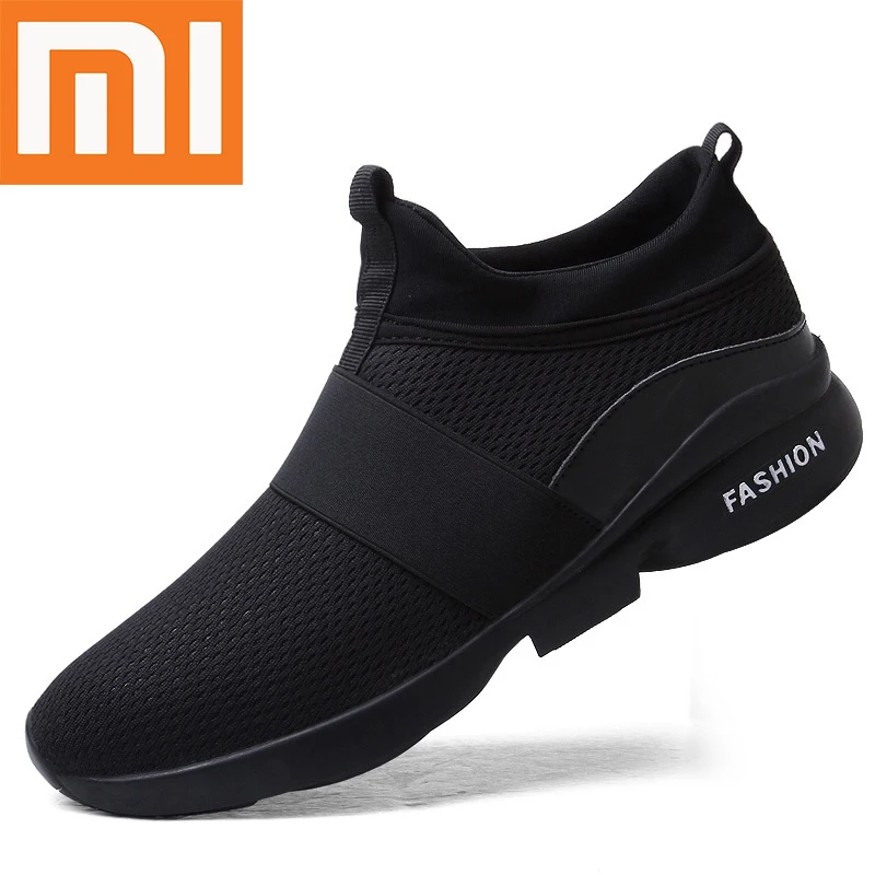 black -66 Xiaomi/мужская повседневная обувь; Мужская Спортивная обувь; дышащая обувь; Sapato Masculino; Легкие мужские кроссовки; удобная мужская обувь для бега - Цвет: black -66
