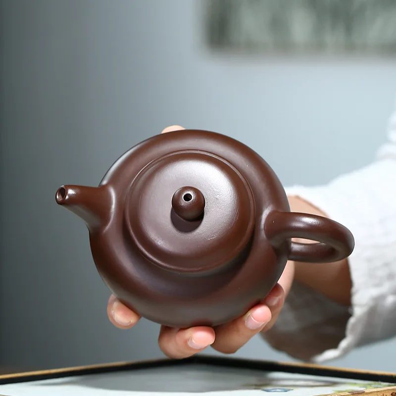 Chinese Handmade Beauty Tet Set Portable Purple Clay Teapot Zisha Teaware Kitchen Accessories Bubble Tea Free Shipping