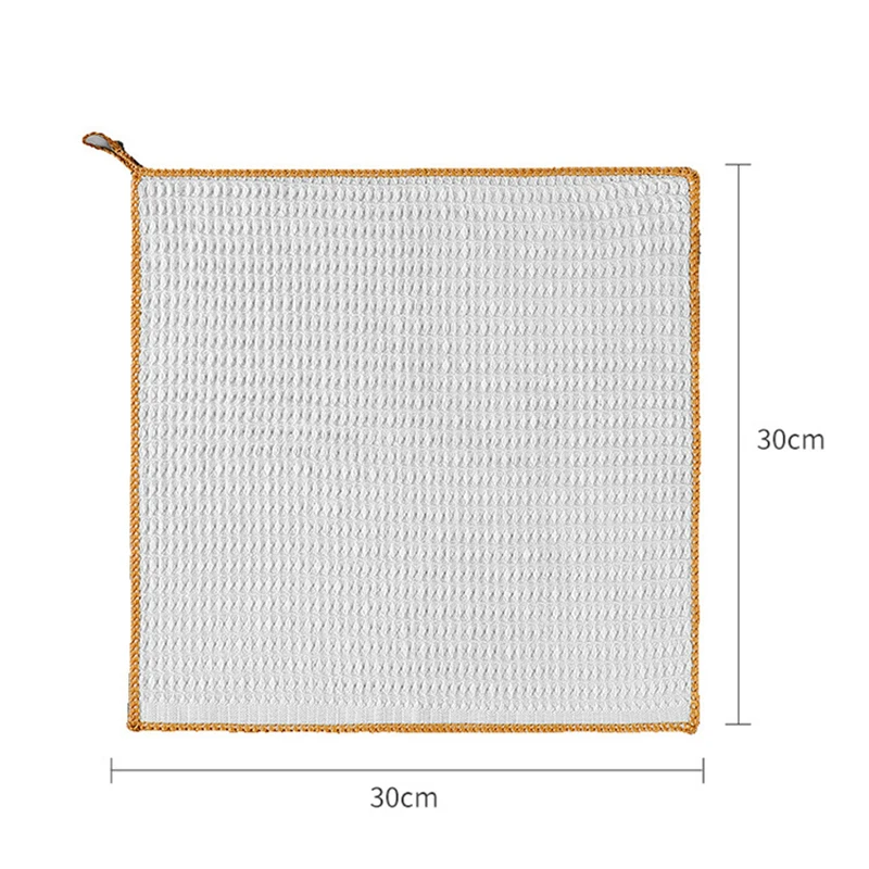 Niestrzępiącą się wafel ręcznik kuchnia danie tkaniny chusteczki do czyszczenia gospodarstwa domowego produkty bambusowe serwetki zrównoważonego przyjazne dla środowiska produktu