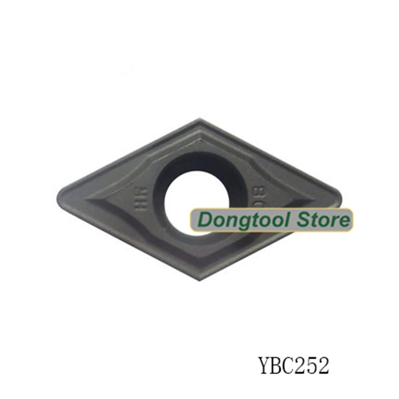 10 шт. DCMT11T308-HR YBC252 YBC251 zcc Алмазный Карбид режущие вставки токарный станок с ЧПУ