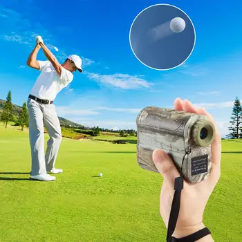 

Digital Laser Rangefinder Distance Meter Range Finder Measure Device for Hunting Amplification Factor 6X Eyepiece Aperture 16MM