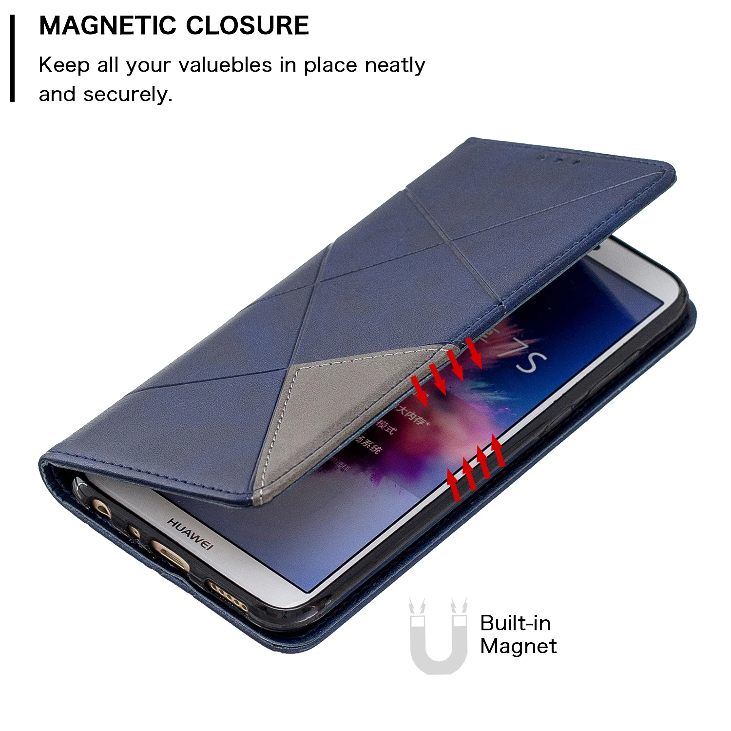 Мобильные чехлы для huawei P Smart Hoesje однотонные милые cellular Enjoy 7S Honor 9 Lite PU кожаная