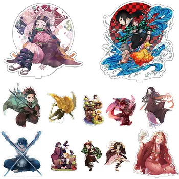 

Anime Demon Slayer Cosplay Props Brand Station Kimetsu No Yaiba Kamado Tanjirou Kamado Nezuko Acrylic Station Brand Ornament