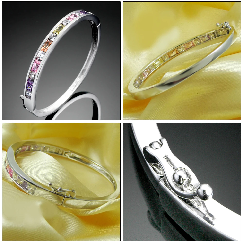 Женский браслет из серебра 925 пробы с дизайном|bracelet silver sterling 925|solid braceletssilver girl |