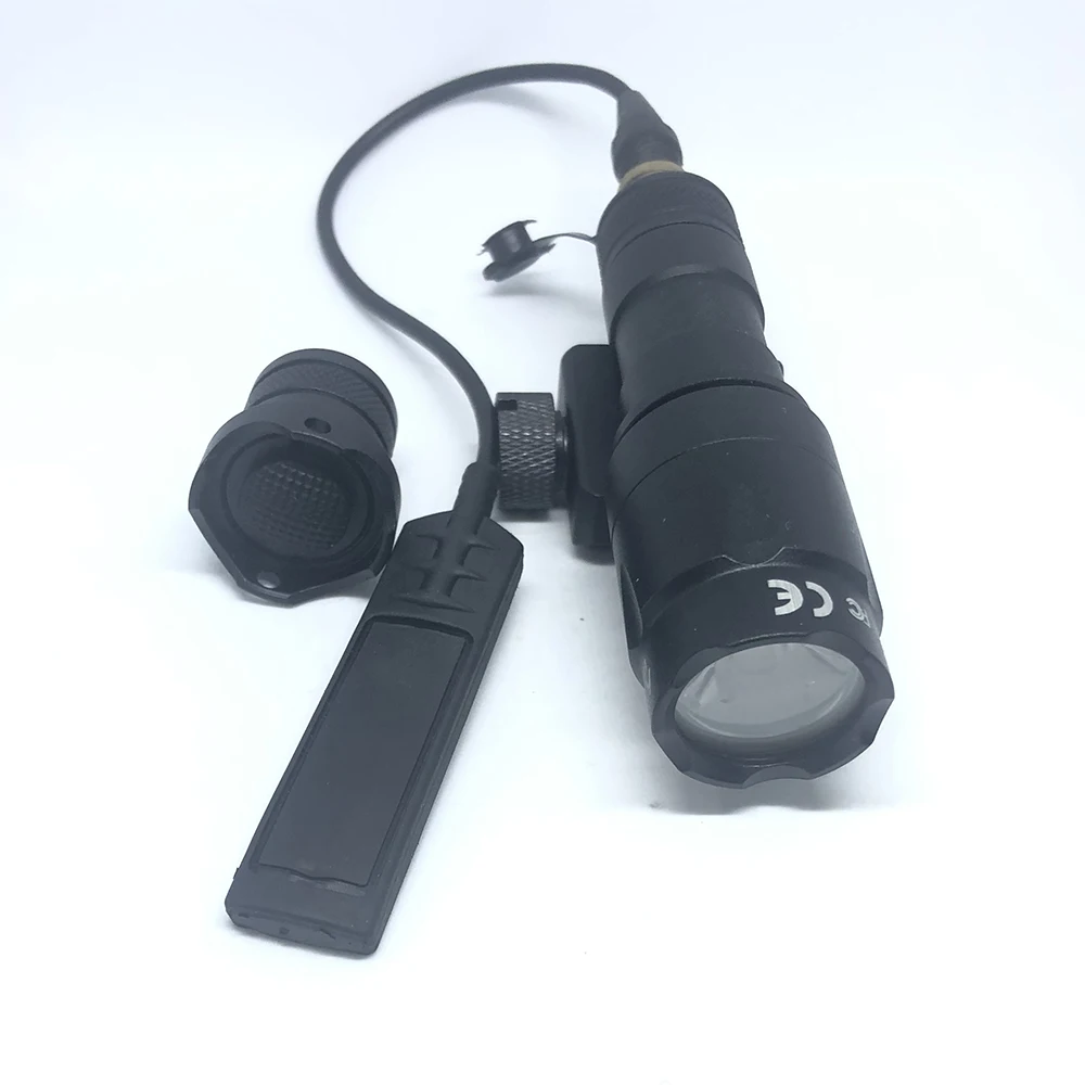 

Magorui Tactical M300 Mini Scout Light Remote Tail Switch Constant Momentary Hunting Flashlight