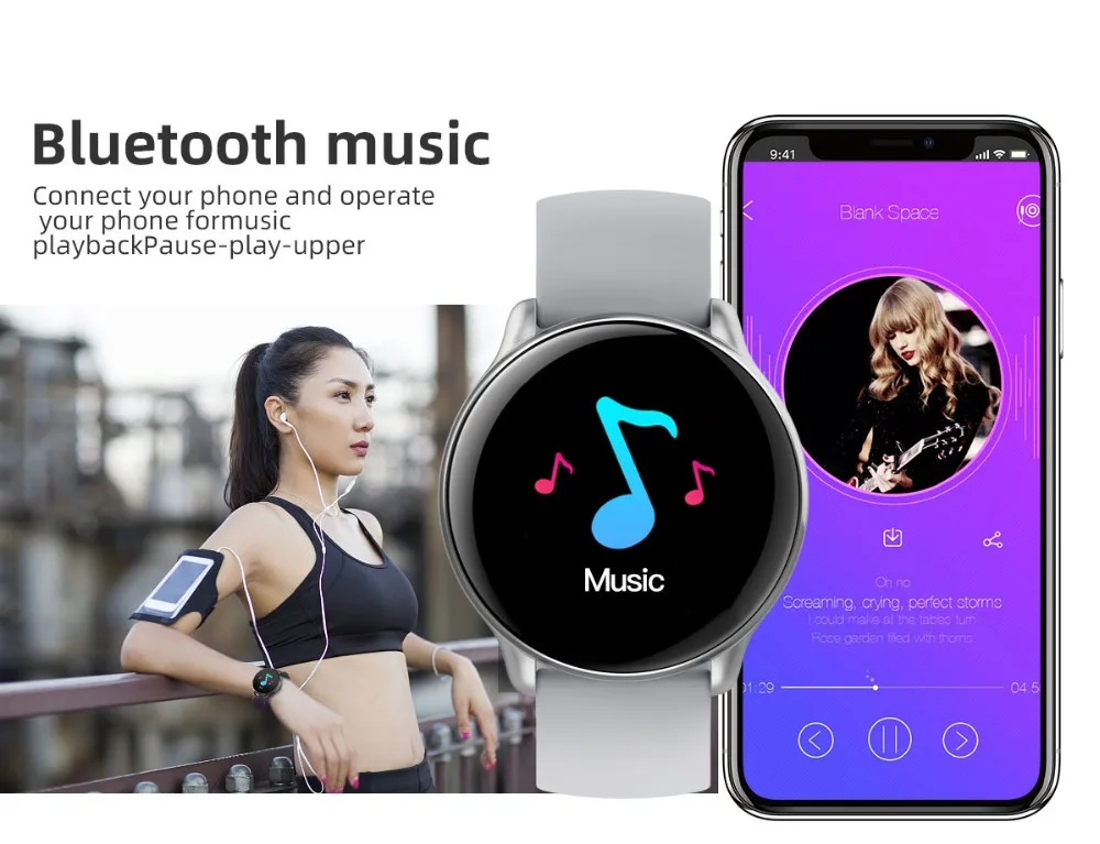 Makibes SE01 smart watch men IP67 Blood pressure Heart rate monitor fashion sport watch Fitness tracker Clock Bluetooth music07