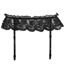 Женский сексуальный кружевной однотонный тонкий сексуальный пояс для чулок подвязки комплект нижнего белья сексуальное нижнее белье порно свадебное белье черная подвязка на бедро Harajuku