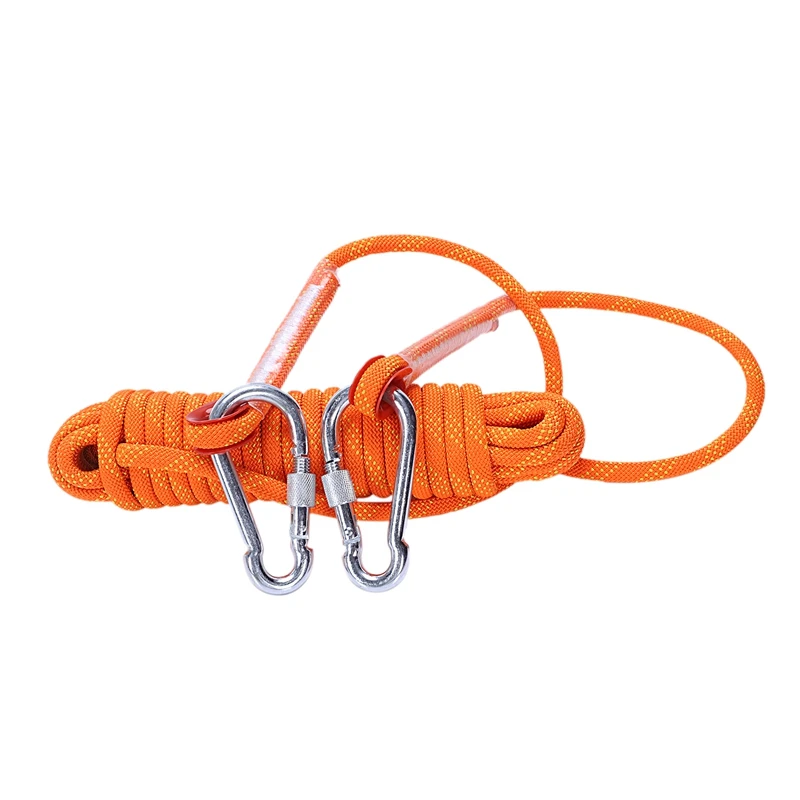 

Outdoor Rock Climbing Rope Home Fire Emergency Escape Rope 10M Multifunctional Heavy Duty Rope For Hiking Caving Camping