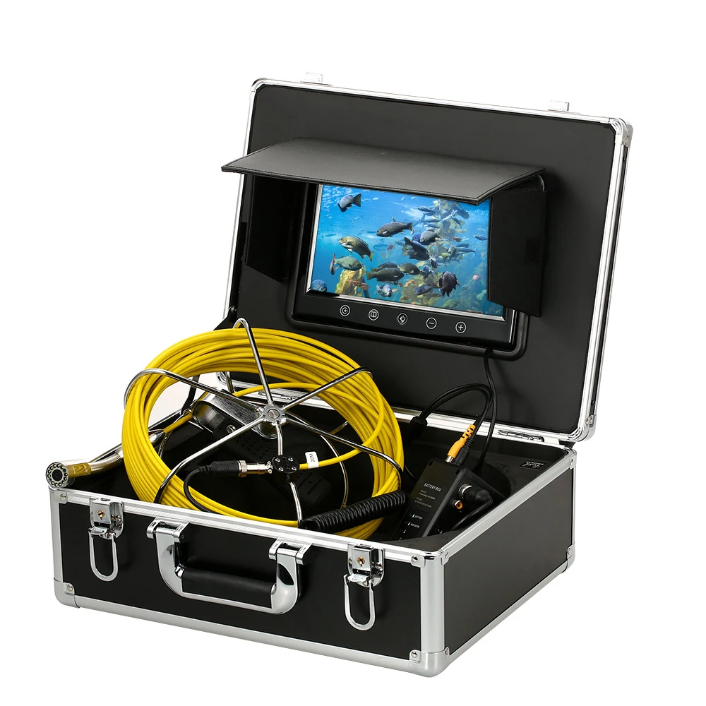 

Waterproof Video Camera Night Vision Screen Drain Pipe Inspection Led 20M / 30M Drain Pipe Sewer Inspection Camera LCD Monitor