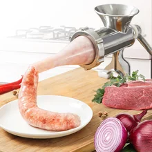 Ручная ручная мясорубка, ручная колбасная машина из нержавеющей стали, нож, мельница для перца, домашний миксер, мясорубка, инструмент