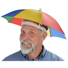 20 шт./лот складной солнечный зонт шляпа походные кепки для рыбалки Кемпинг Пеший Туризм головной убор шляпа солнцезащитный козырек шляпы-зонтики