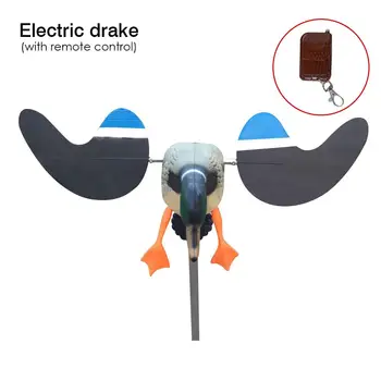 1 Piece Electric Flying Duck Decoy- Flying Duck Mallard Decoy with Support Foot for Hunting & Shooting - Remote Control 3