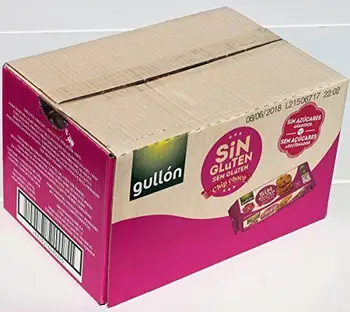 

Gullon Cookies Chip Choco Sans Gluten et Sans Sucres Ajoutés 130 gr. (Pack Boîte 12)