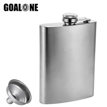 

GOALONE 1 2 3 4 5 6 7 8 9 10oz Stainless Steel Hip Flask with Funnel Leak Proof Screw Cap Pocket Flask Alcohol Whiskey Hip Flask