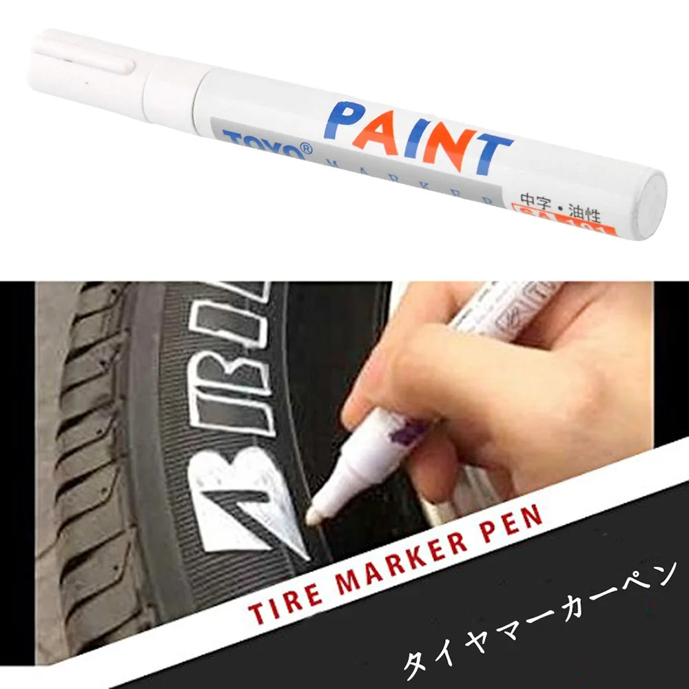 

Universal White Car Tyre Tire Tread Marker for seat mazda hyundai suzuki lexus car styling
