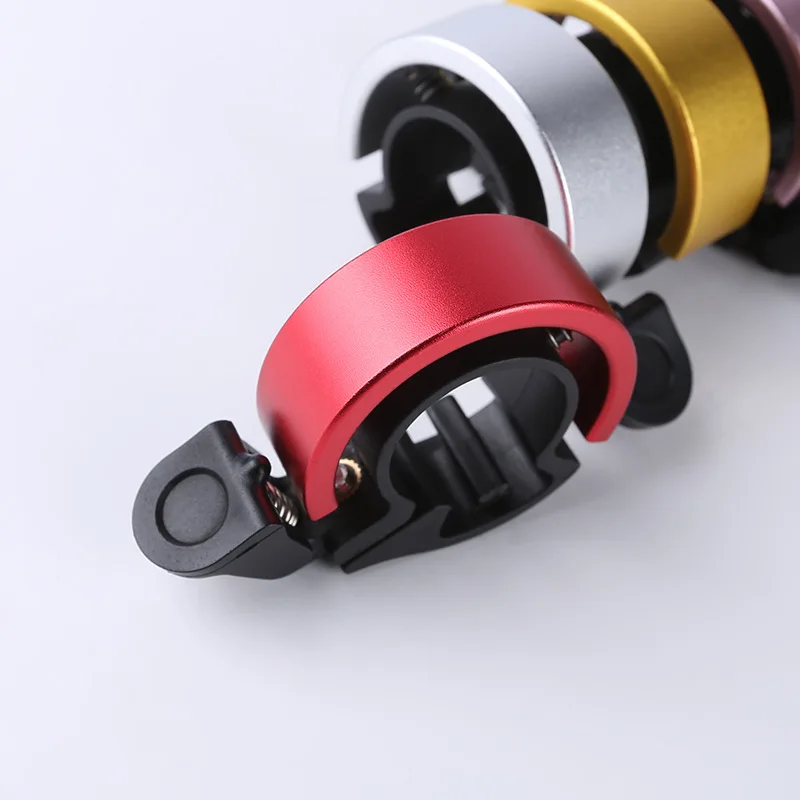 New Bicycle Bell Ultralight Aluminum Alloy Ring Design Safety Warning Bell Mountain Bicycle Crisp Loud Bell Bike Accessories