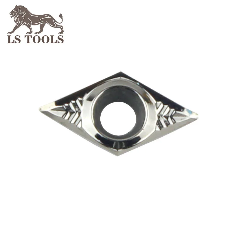 

LS TOOLS Lathe EXternal Turning Tools Carbide Inserts DCGT11T304 AK DCGT070204 Turning Inserts Blade for Wood Aluminum
