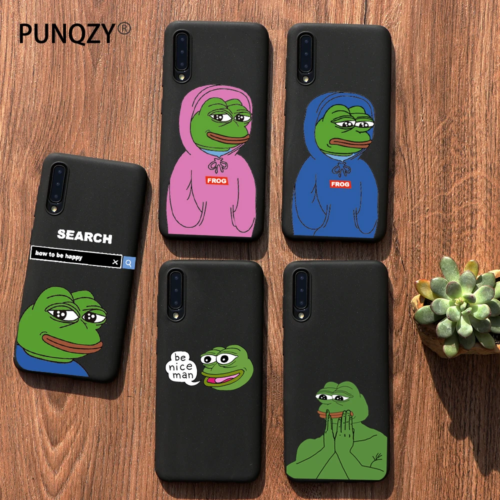 Забавный чехол для телефона Pepe the Frog для samsung S10 S8 S9 Plus S7 TPU силиконовый чехол для iphone 11 pro MAX XR 8 6S 7 Plus XS X