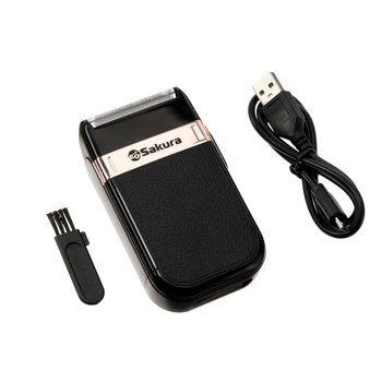 

Sakura SA-5424BK razor, battery, mesh, 2 floating heads, dry shave 4800465