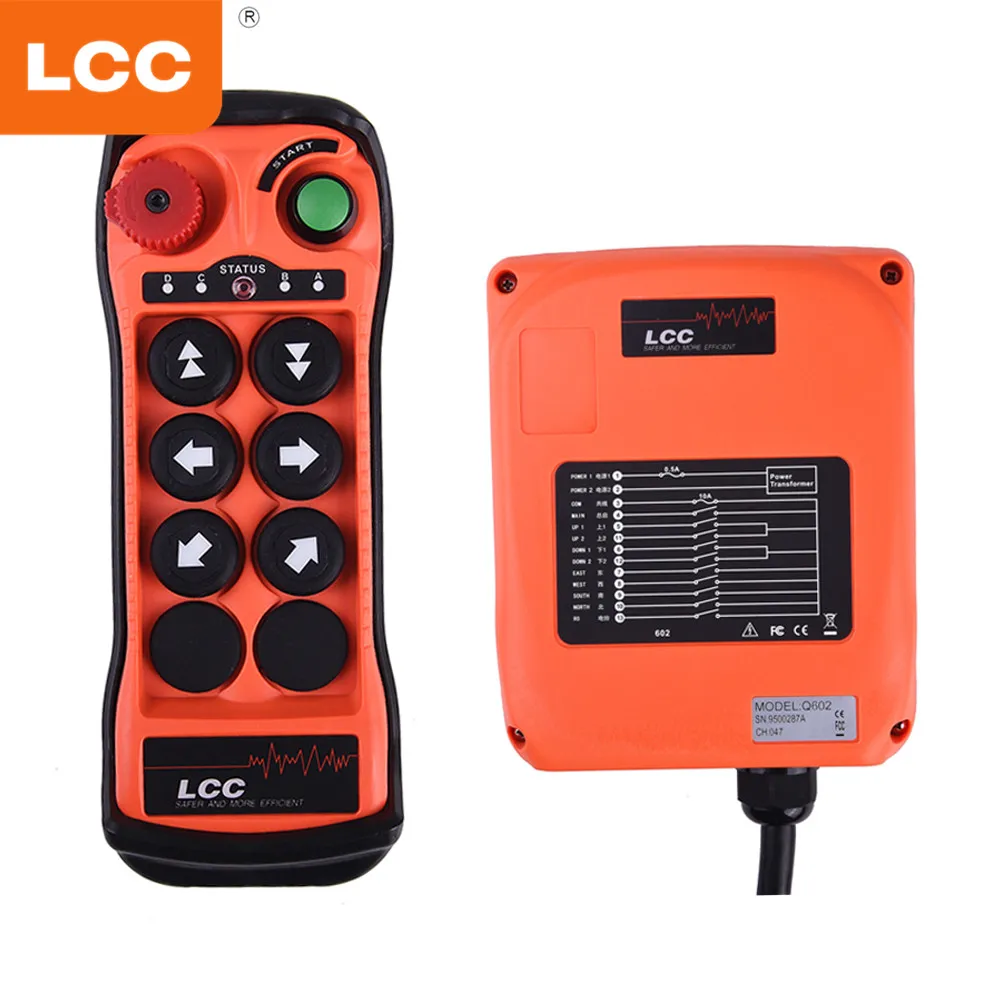 Q602 Lcc Manufacturer Push Button Switch Radio Industrial Remote
