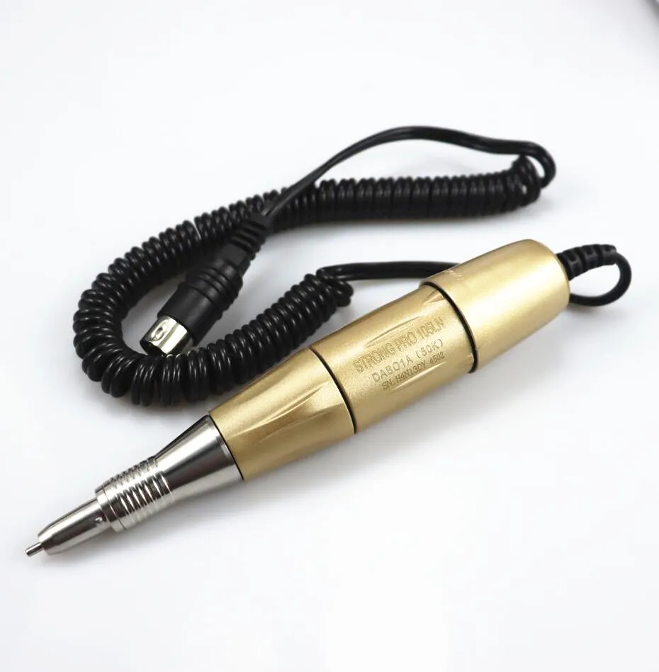 Elétrica do Prego Manicure e Arquivo de Pedicure Forte Broca 50000 Rpm Pro Modelo 105l 2.35mm Novo 210 - 207b 65w 6 prego, 50,000 rpm, 210 pro modelo, 105l,
