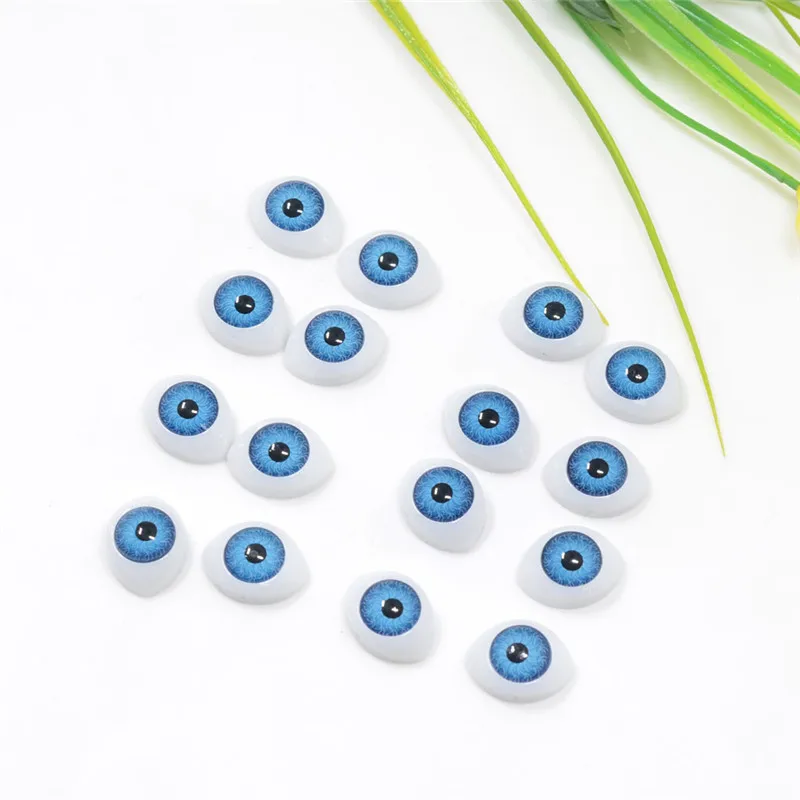 60pcs/Pack 10*15mm Mixture Halloween Colorful Magic Eyes DIY Crafts Projects Craft Sewing DIY Dolls Accessories Eyes Handmade